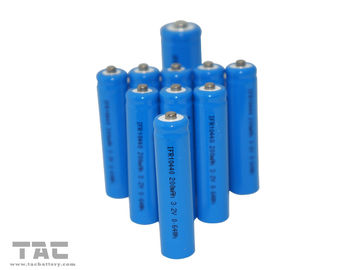 Màu xanh PVC 3.2V LiFePO4 pin AA 14500 600 mah cho đèn năng lượng mặt trời và đèn LED